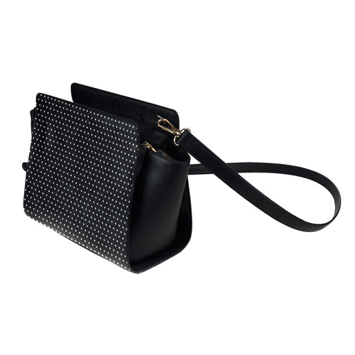 Polka Dot Pin Black - Jera Nour Satchel Bag (Model 1635)
