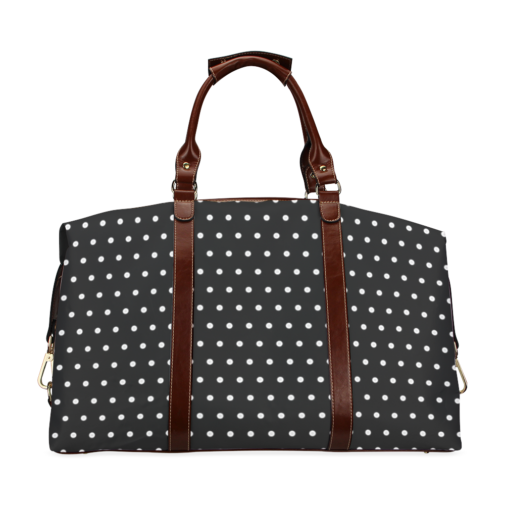 Polka Dot Pin Black - Jera Nour Classic Travel Bag (Model 1643) Remake