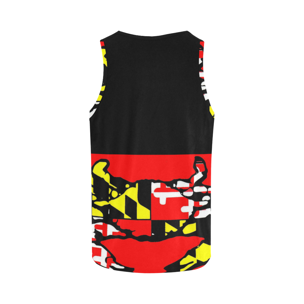 MDCBLK All Over Print Tank Top for Men (Model T43) | ID: D1605304