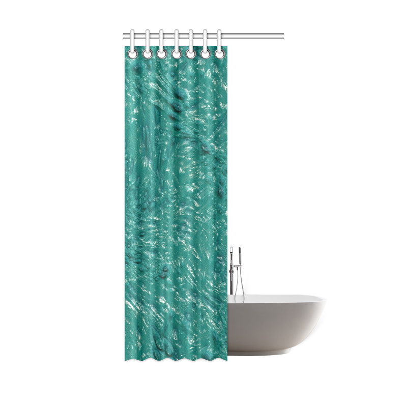 thick wet paint B by FeelGood Shower Curtain 36"x72"