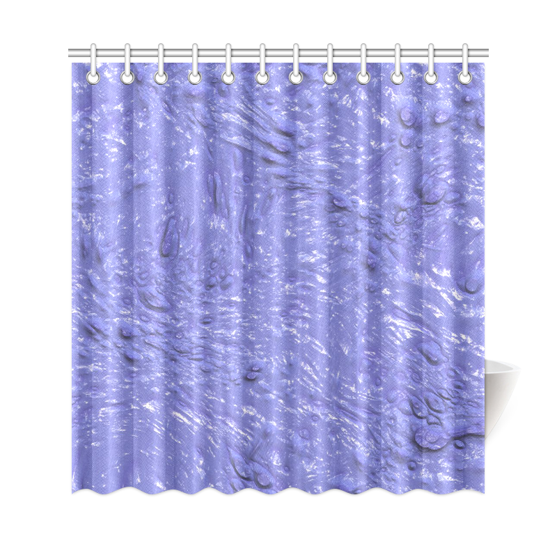 thick wet paint H by FeelGood Shower Curtain 69"x72"