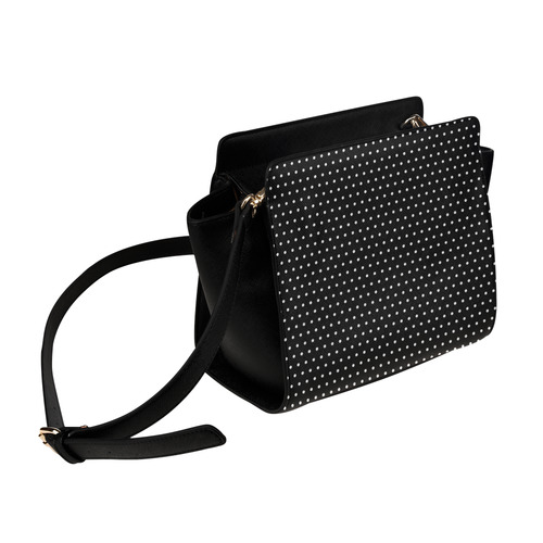 Polka Dot Pin Black - Jera Nour Satchel Bag (Model 1635)