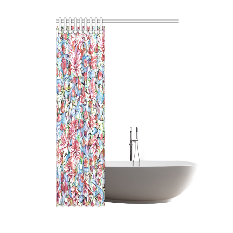 lovely floral 31F by FeelGood Shower Curtain 48"x72"