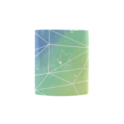 Geometric Rainbow Custom Morphing Mug