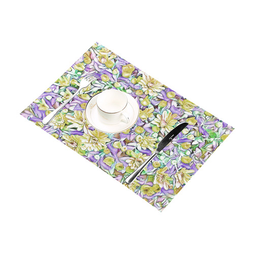 lovely floral 31E by FeelGood Placemat 12’’ x 18’’ (Set of 2)