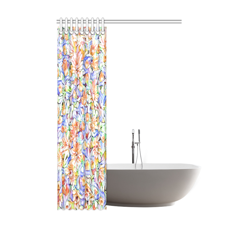 lovely floral 31D by FeelGood Shower Curtain 48"x72"