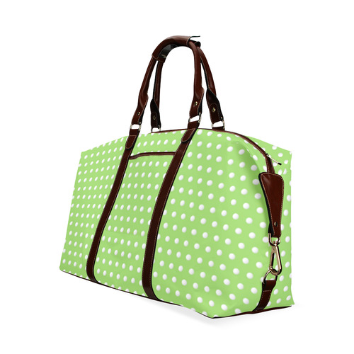 Polka Dot Pin Lime - Jera Nour Classic Travel Bag (Model 1643) Remake