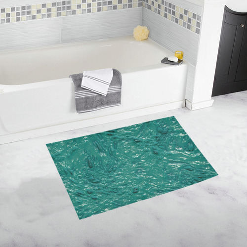 thick wet paint B by FeelGood Bath Rug 20''x 32''
