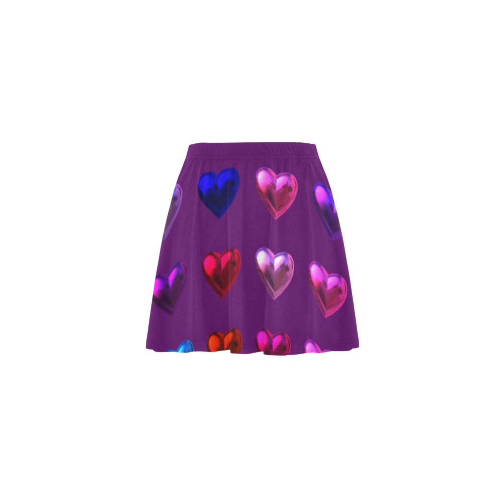 shiny hearts 4 Mini Skating Skirt (Model D36)