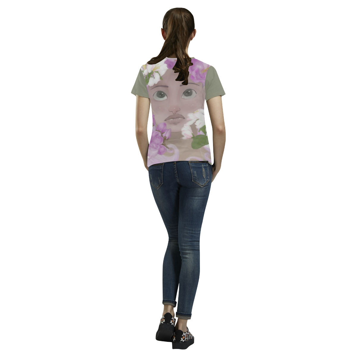 Fairy Princess All Over Print T-Shirt for Women (USA Size) (Model T40)