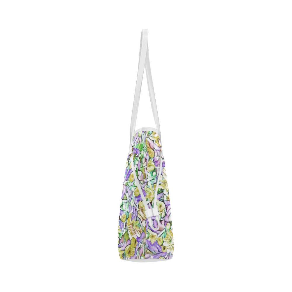 lovely floral 31E by FeelGood Clover Canvas Tote Bag (Model 1661)