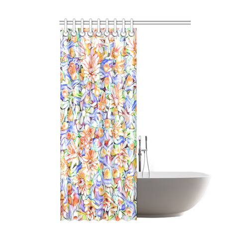 lovely floral 31D by FeelGood Shower Curtain 48"x72"