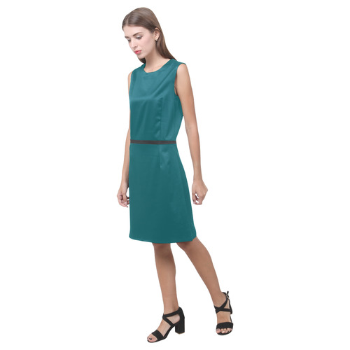 Shaded Spruce Eos Women's Sleeveless Dress (Model D01)