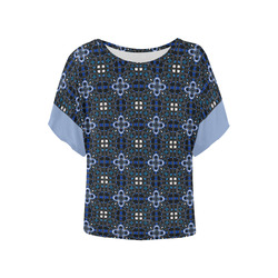Women's Fancy Dancers Black Women's Batwing-Sleeved Blouse T shirt main image 1