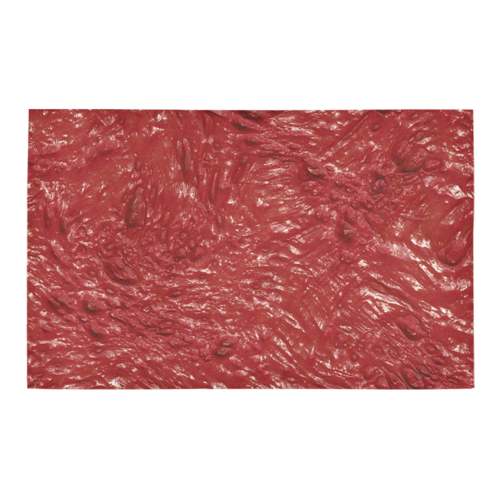thick wet paint E by FeelGood Bath Rug 20''x 32''
