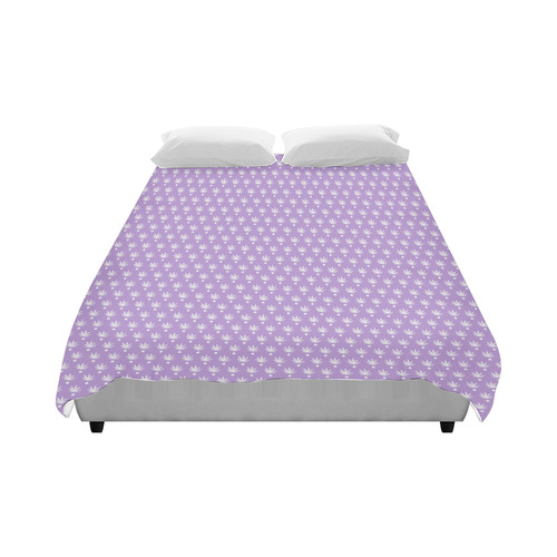 Dotted Purple Cannabis - Jera Nour Duvet Cover 86"x70" ( All-over-print)