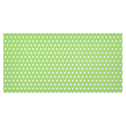 Polka Dot Pin Lime - Jera Nour Cotton Linen Tablecloth 60"x120"