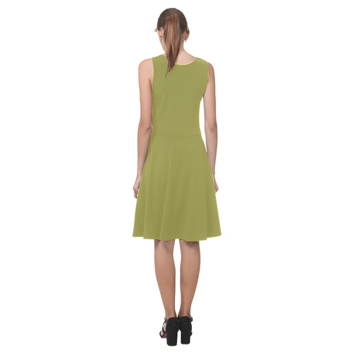 Golden Lime Atalanta Casual Sundress(Model D04)