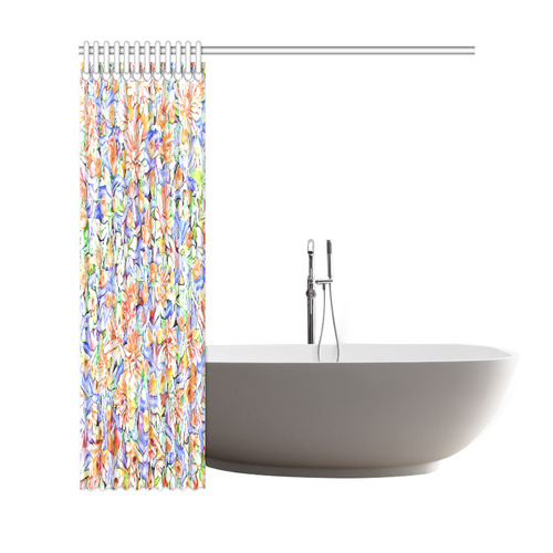 lovely floral 31D by FeelGood Shower Curtain 69"x72"