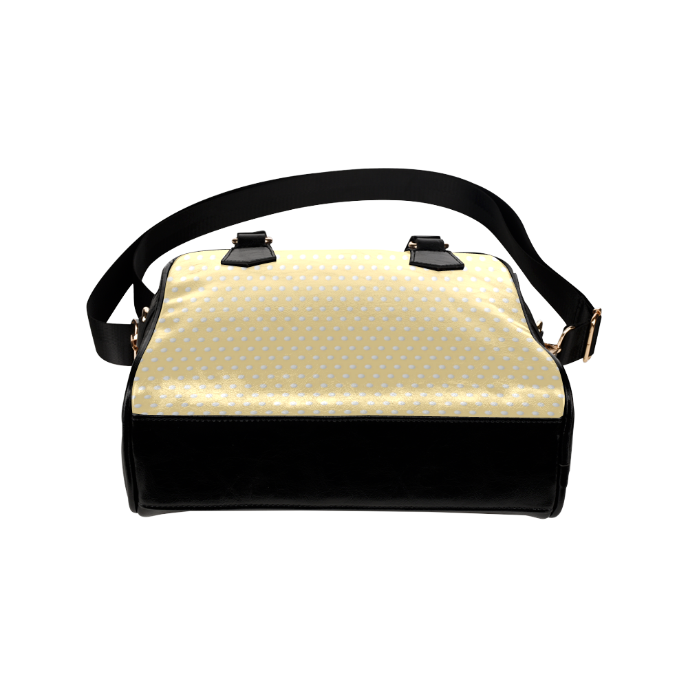Polka Dot Pin Pastel Orange - Jera Nour Shoulder Handbag (Model 1634)
