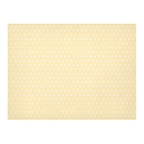 Polka Dot Pin Pastel Orange - Jera Nour Cotton Linen Tablecloth 52"x 70"