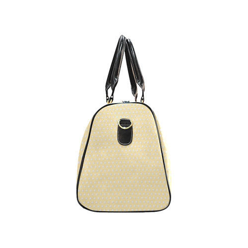 Polka Dot Pin Pastel Orange - Jera Nour New Waterproof Travel Bag/Small (Model 1639)