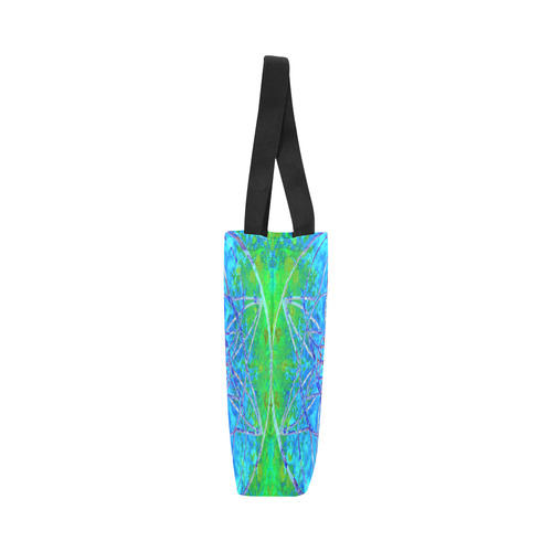 protection in nature colors-teal, blue and green Canvas Tote Bag (Model 1657)