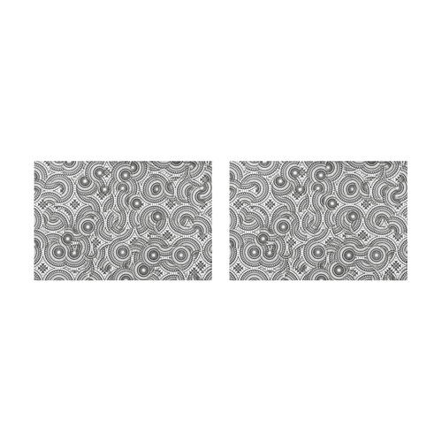 broken Pattern F by FeelGood Placemat 12’’ x 18’’ (Set of 2)