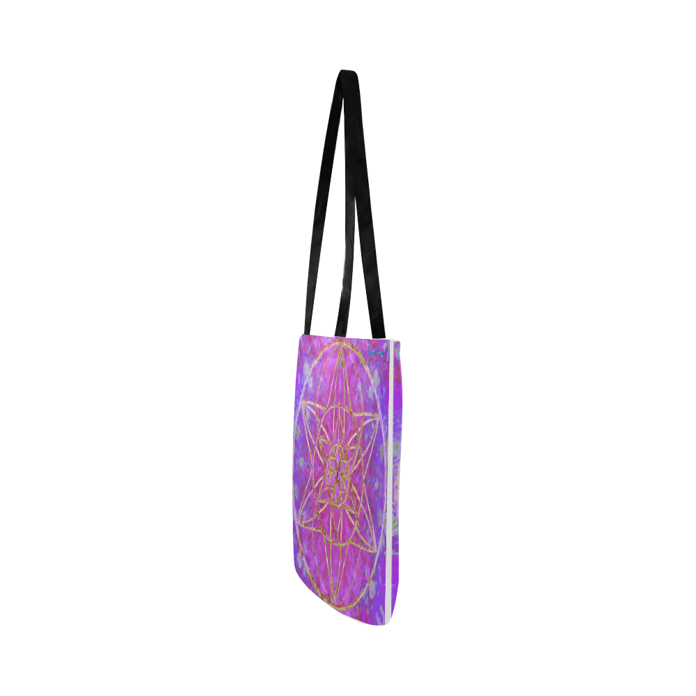 protection in purple colors Reusable Shopping Bag Model 1660 (Two sides)