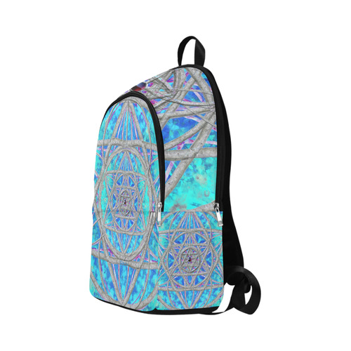 protection in blue harmony Fabric Backpack for Adult (Model 1659)
