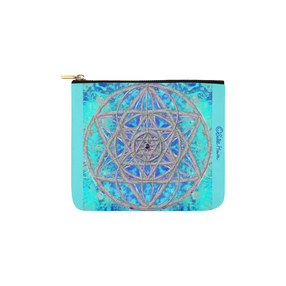 protection in blue harmony Carry-All Pouch 6''x5''