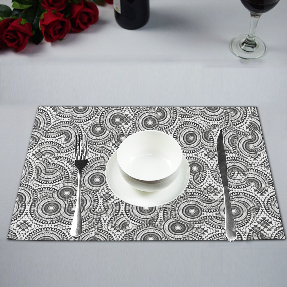 broken Pattern F by FeelGood Placemat 12’’ x 18’’ (Set of 4)