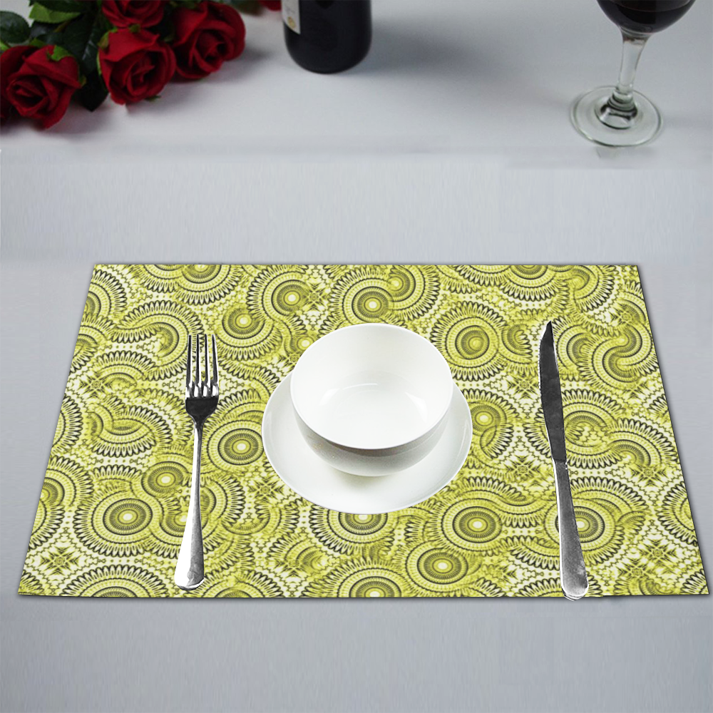 broken Pattern D by FeelGood Placemat 12’’ x 18’’ (Set of 6)