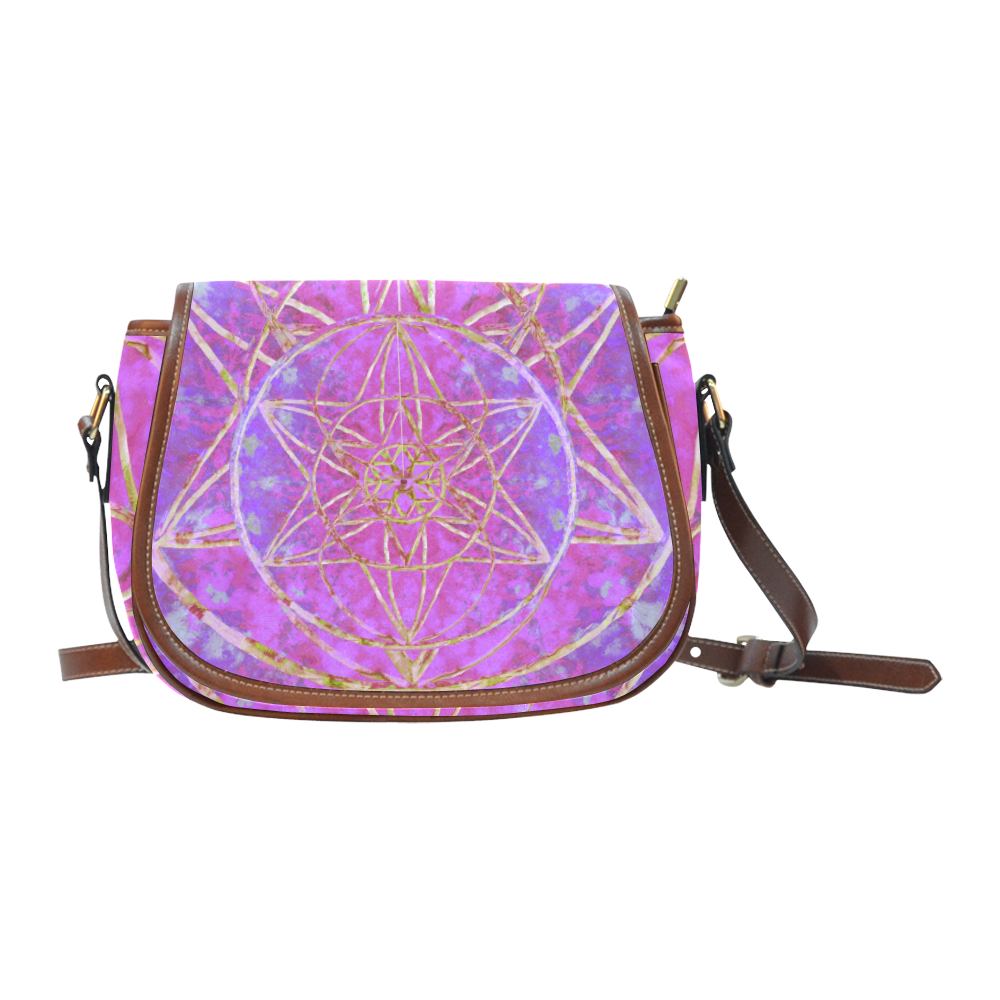 protection in purple colors Saddle Bag/Large (Model 1649)