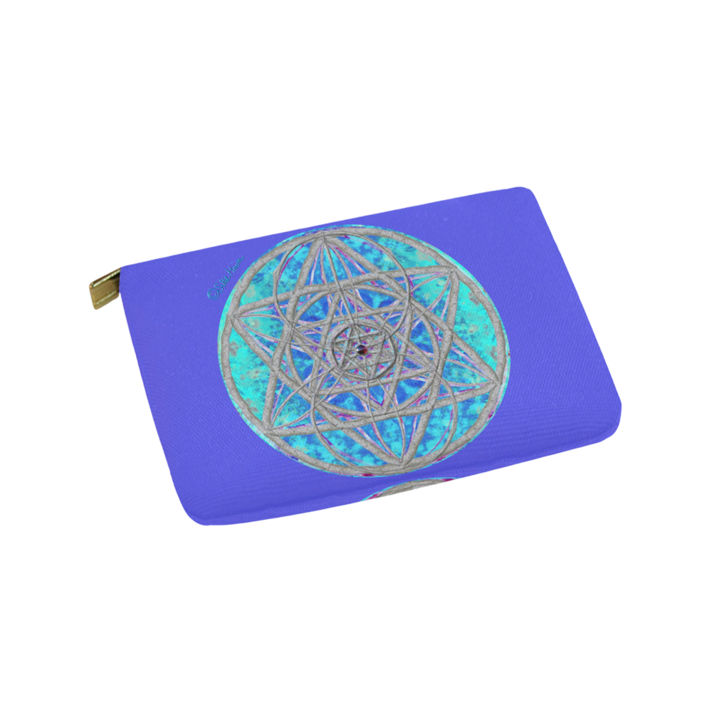 protection in blue harmony Carry-All Pouch 9.5''x6''