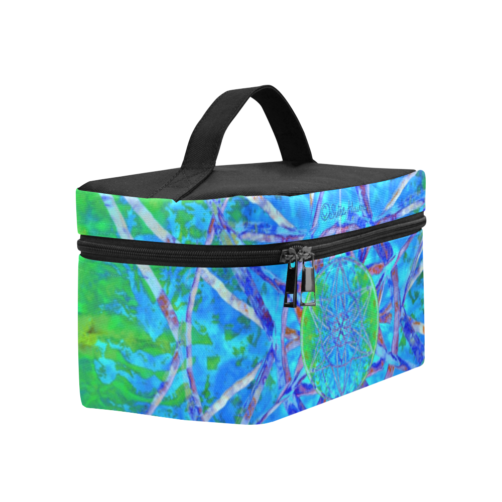 protection in nature colors-teal, blue and green Lunch Bag/Large (Model 1658)