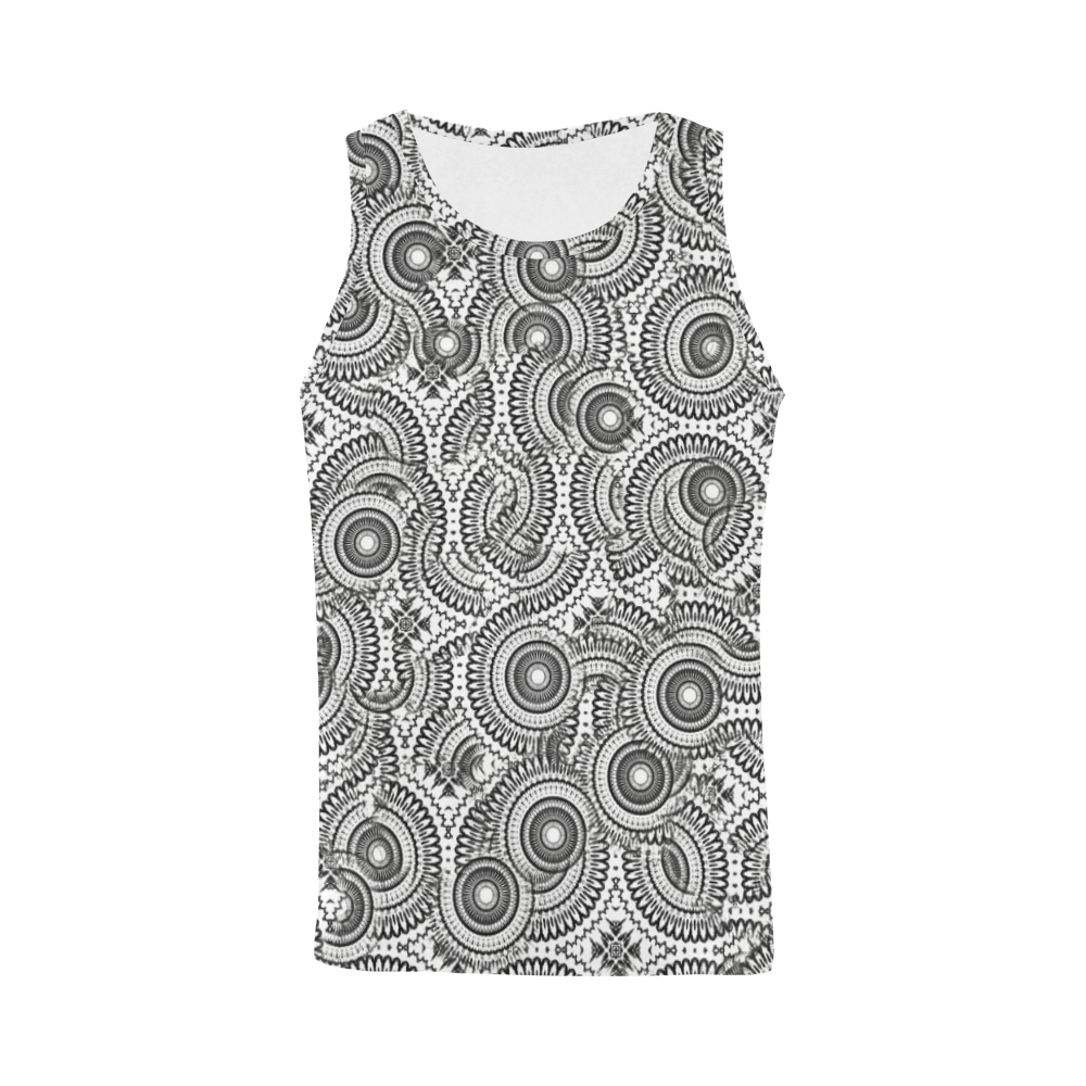 broken Pattern F by FeelGood All Over Print Tank Top for Men (Model T43)