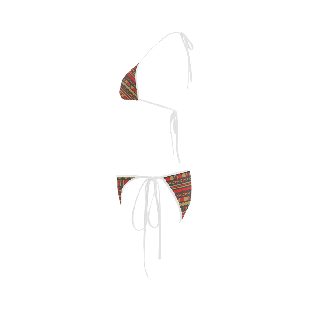 Aztec Tribal Custom Bikini Swimsuit