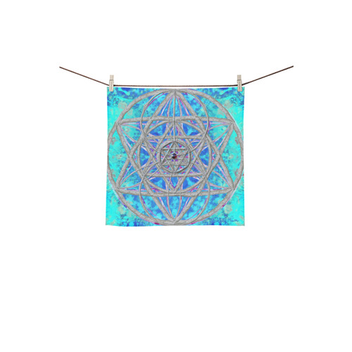 protection in blue harmony Square Towel 13“x13”