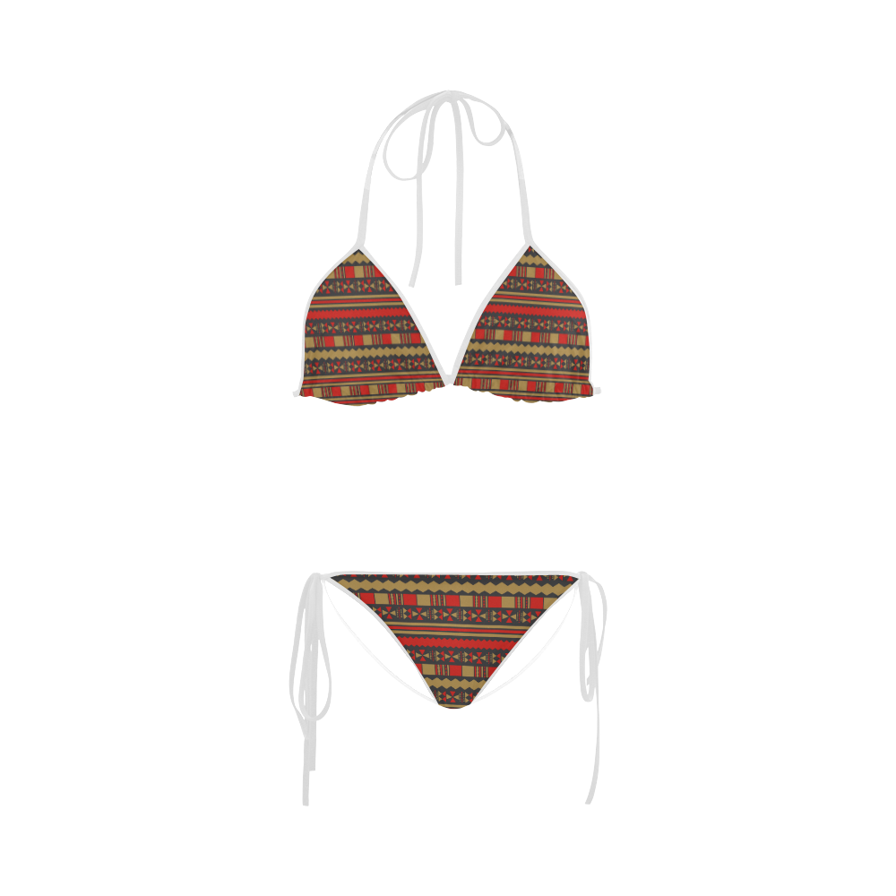 Aztec Tribal Custom Bikini Swimsuit