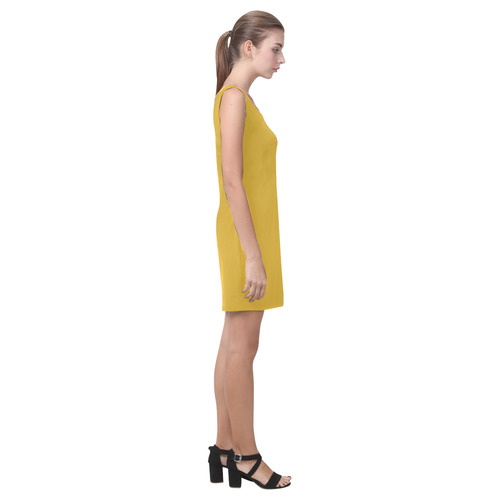 Lemon Curry Medea Vest Dress (Model D06)