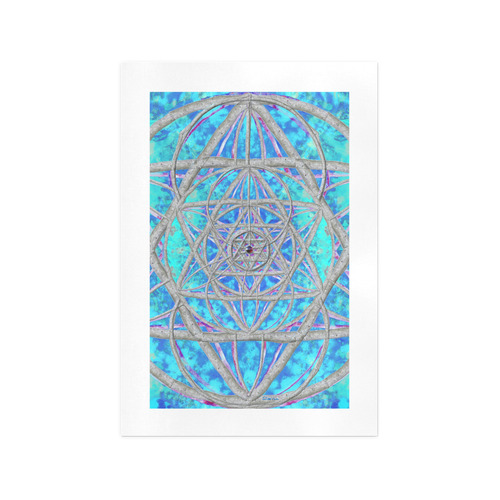 protection in blue harmony Art Print 13‘’x19‘’
