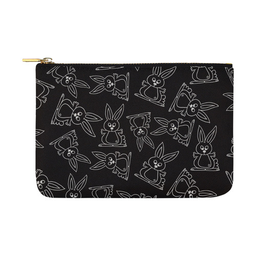 Bunny Pattern Carry-All Pouch 12.5''x8.5''