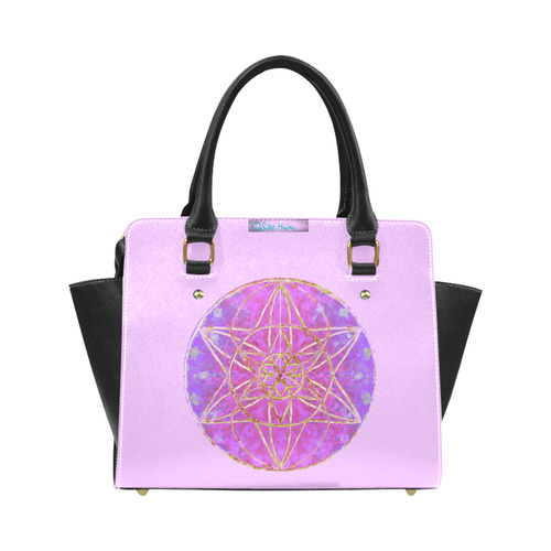protection in purple colors Classic Shoulder Handbag (Model 1653)