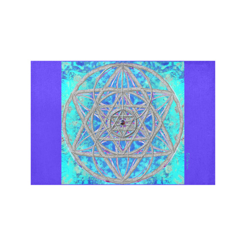 protection in blue harmony Placemat 12’’ x 18’’ (Set of 4)