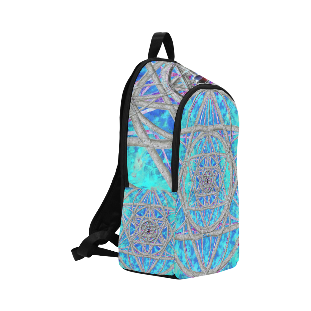 protection in blue harmony Fabric Backpack for Adult (Model 1659)