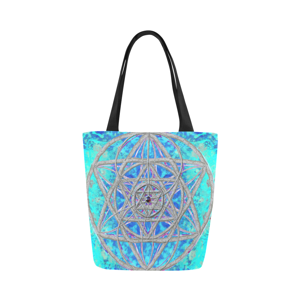 protection in blue harmony Canvas Tote Bag (Model 1657)