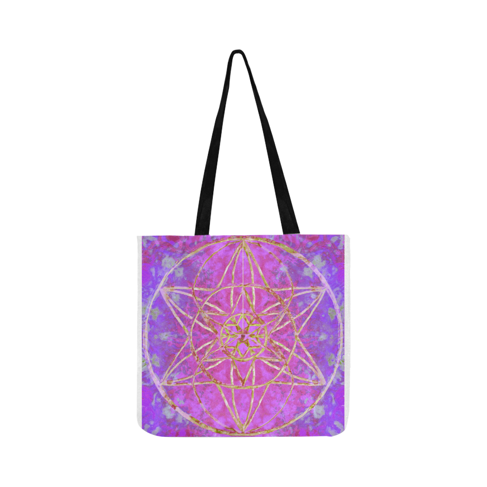 protection in purple colors Reusable Shopping Bag Model 1660 (Two sides)