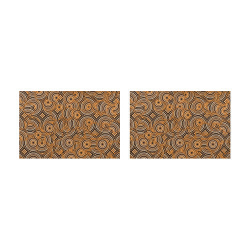 broken Pattern A by FeelGood Placemat 12’’ x 18’’ (Set of 2)
