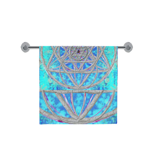 protection in blue harmony Bath Towel 30"x56"